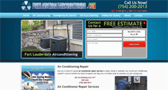 Desktop Screenshot of fortlauderdaleairconditioning.com